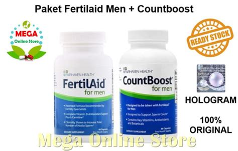 Fairhaven Health Fertilaid For Men 90 Kapsul Countboost 60 Kapsul