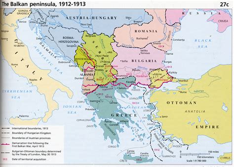 Balkan Peninsula Map