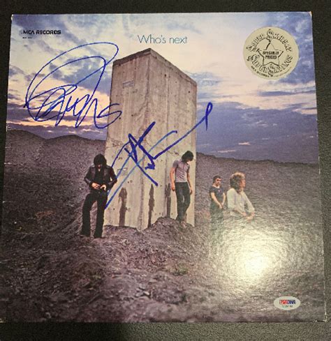 Charitybuzz: The Who Hand-Signed Who's Next Album Cover