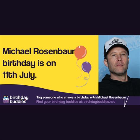 Michael Rosenbaum's birthday is 11th July 1972