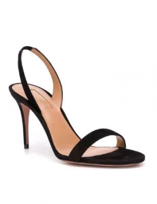 Aquazzura So Nude Mid Heel Sandals