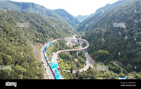 Aerial View Of Kelok Bridge West Sumatra Payakumbuh Indonesia