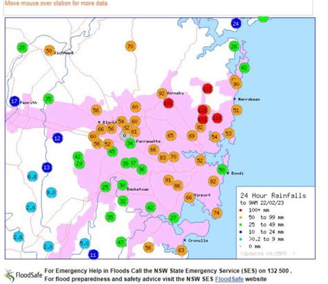 Sydney’s overnight rain and storm event - Wednesday 22 February 2023 ...