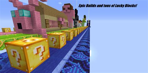 Popularmmos Pat And Jen Lucky Block Race Minecraft Map