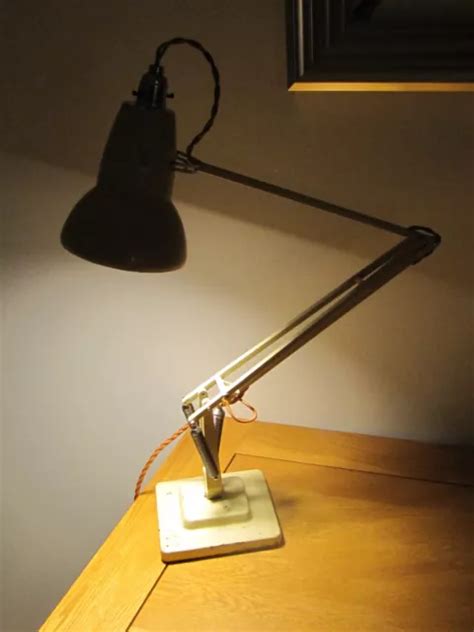 VINTAGE HERBERT TERRY 1227 Anglepoise Two Step Base Desk Lamp