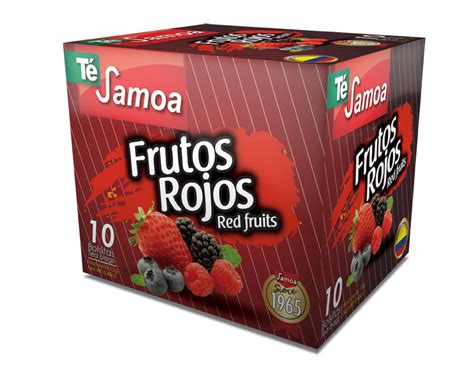 Té Samoa Frutos Rojos x10 te samoa