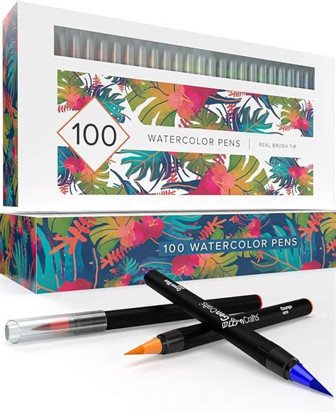 Amazon Gencrafts Watercolor Brush Pens Set Of Premium Colors