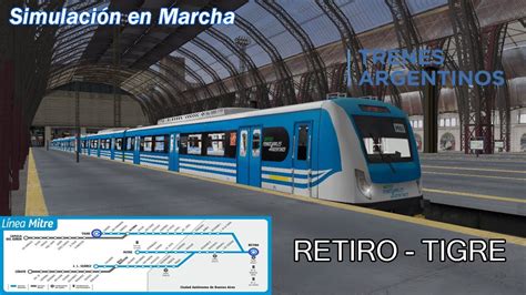 RETIRO TIGRE Servicio Completo Línea Mitre MSTS Open Rails 2