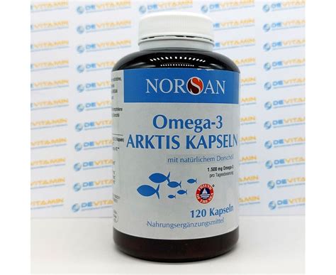 NORSAN Omega-3 Arktis НОРСАН Омега-3 Арктика, 120 шт, Германия купить ...