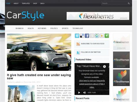 CarStyle | FlexiThemes