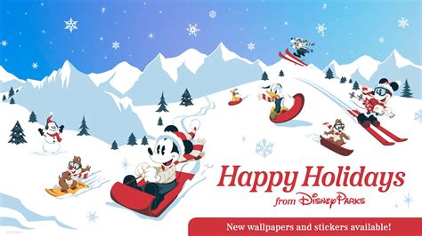 New Disney Holiday Wallpapers and More to Spread Digital Cheer | Disney ...