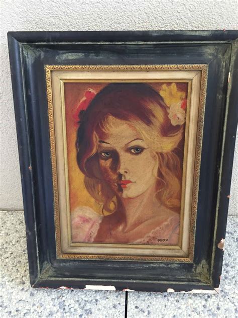 Portrait D Une Blonde D AMODEO