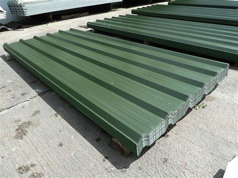 32 1000 Juniper Green PVC Plastisol Coated Roofing Sheets