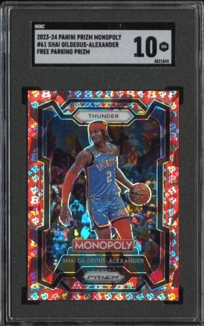 Panini Prizm Monopoly Shai Gilgeous Alexander Parcheggio