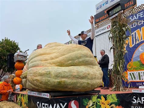 New U S Record Set At Annual Half Moon Bay Pumpkin Contest San Mateo