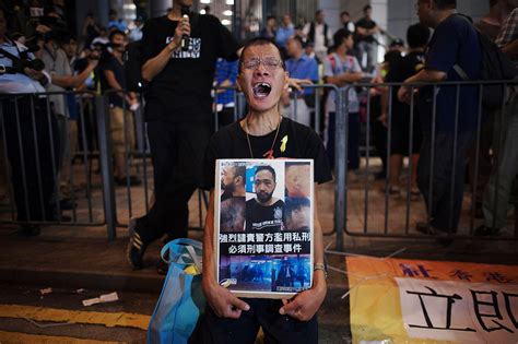 Hong Kong Protests U S Concerned Over Beating Of Activist By Police