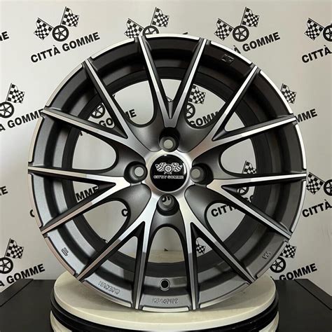 4 Alloy Wheels Compatible Abarth Essesse Grande Punto Punto Evo Mens