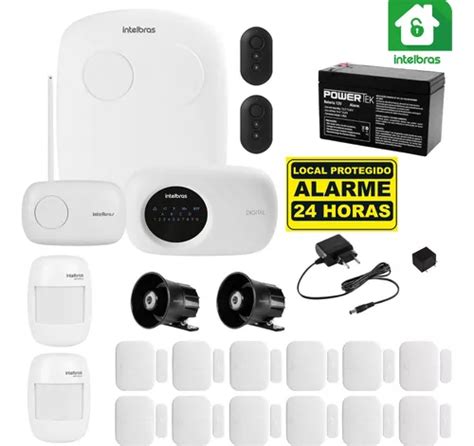 Kit Alarme Intelbras Amt 2118 Eg 12 Magnéticos E 2 Infra Sf