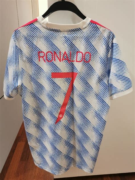 Mu away Jersey 2021 replica RONALDO 7, Men's Fashion, Tops & Sets ...