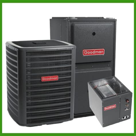 Goodman 3 Ton 16 SEER 80000 BTU 80 AFUE Horizontal Gas System