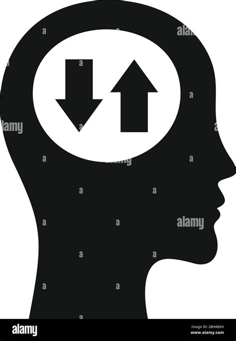 Personality Bipolar Disorder Icon Simple Illustration Of Personality