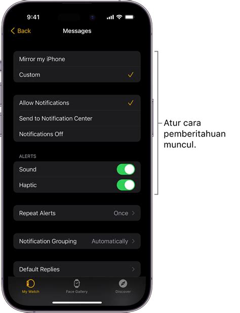 Membaca Pesan Di Apple Watch Apple Support Id