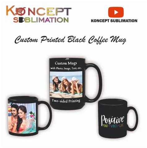 Customized Coffee Mugs - Custom Printed Black Coffee Mug Manufacturer ...