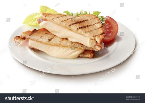 Toasted Ham Cheese Sandwich Stock Photo 63977719 | Shutterstock