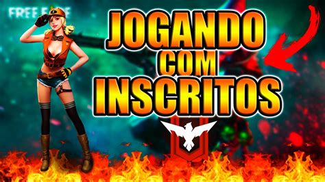 FREE FIRE AO VIVO 4X4 INSCRITOS CS RAQUEADA JOGANDO