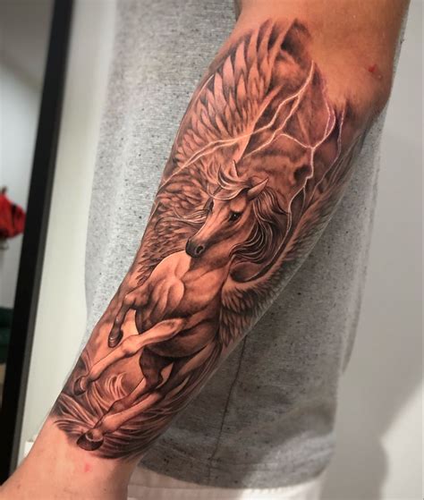 Pegasus Tattoo Tattoo Pegasus Realista Tattoo Pegasus Tatuagem Zeus