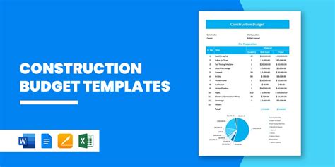 14+ FREE Construction Budget Templates - PDF, Excel, Word, Apple Pages ...