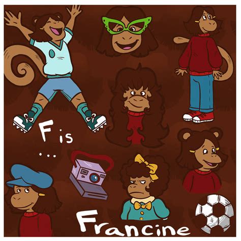 F is Francine from Arthur! by ChurroPuppy on DeviantArt