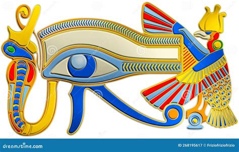 Eye Of Horus Ancient Egyptian Symbol Illustration Stock Illustration Illustration Of