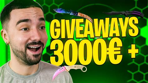 3000 EM GIVEAWAYS PARA TODOS YouTube