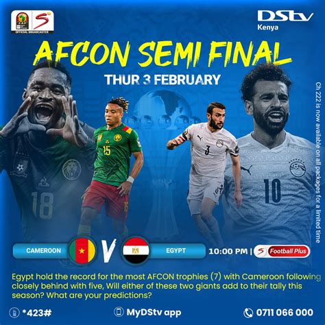 AFCON Semifinal Preview Cameroon Vs Egypt