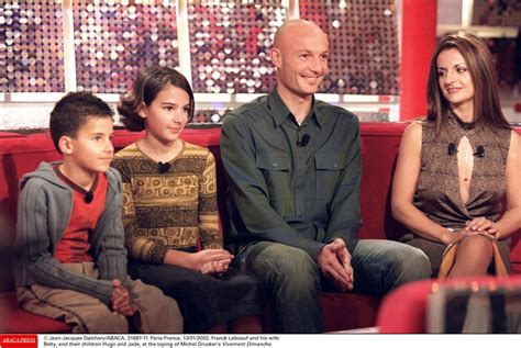 Photo Franck Leboeuf Avec Sa Femme Betty Et Leurs Enfants Hugo Et