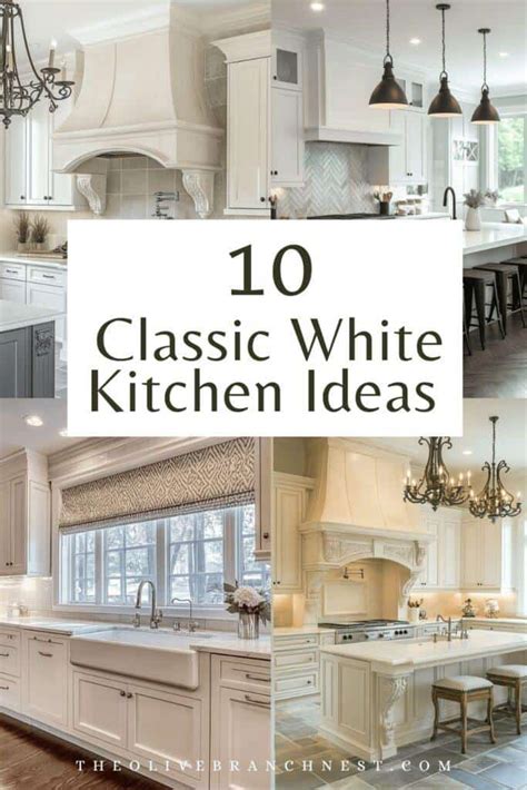 classic white kitchens      style  olive branch