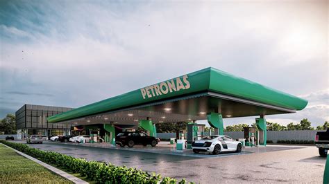 PETRONAS STATION RENDER :: Behance