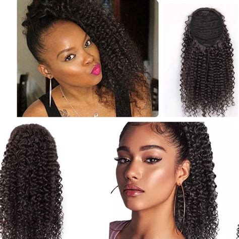 Ponytail Paardenstaart Afro Kinky Curl Met Trekkoord Cm Gram Net