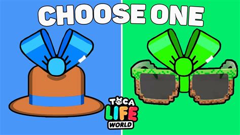 Choose One Surprise Out Of Two 💜 Glasses Or Hat Toca Boca Toca