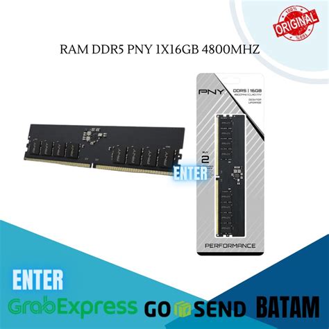 Jual Memory RAM PNY Longdimm 16GB DDR5 4800MHZ Shopee Indonesia