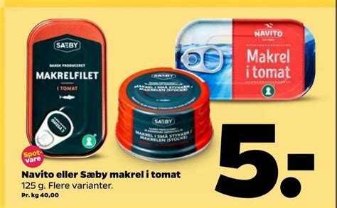 Navito Eller S By Makrel I Tomat Tilbud Hos Netto