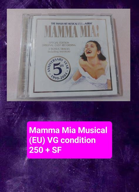 Mamma Mia Musical Cd Unsealed Hobbies And Toys Music And Media Cds