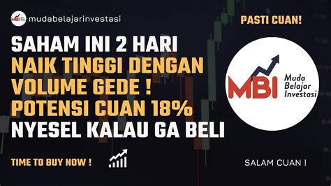 Analisa Saham Potensi Saham Ini Baru Aja Breakout Masih Punya