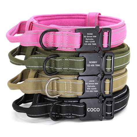 Tactical Dog Collar Military Nylon Pet Collar Customized Pet Etsy