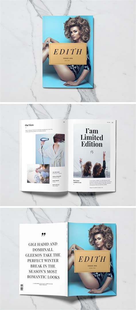 Magazine Mockup Psd Free Graphicburger