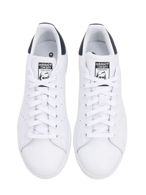 Adidas Originals Stan Smith Leather Sneakers In White Modesens