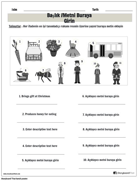 Kelime Bilgisi Al Ma Sayfas Gri Storyboard Por Tr Examples