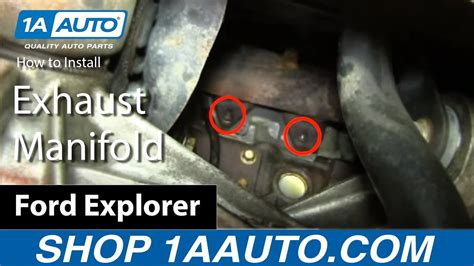 How To Replace Exhaust Manifold 2006 10 Ford Explorer 4 6l V8 1a Auto