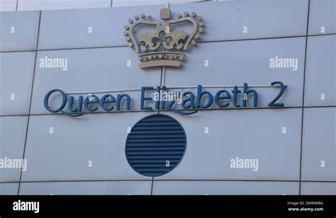 Hotel and museum ship Queen Elizabeth 2 (QE2) at the pier, Dubai ...